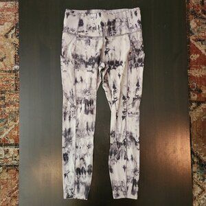 Lululemon Fast and Free Tye Dye 25" Leggings
